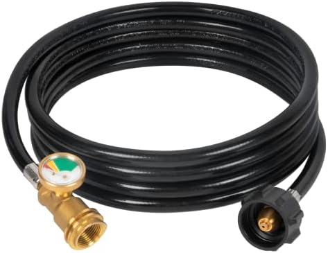 12FT Propane Extension Hose with Gauge
