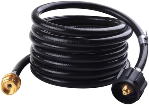 12ft Propane Hose 1lb-20lb, Converts 1lb Appliances to 5-40lb
