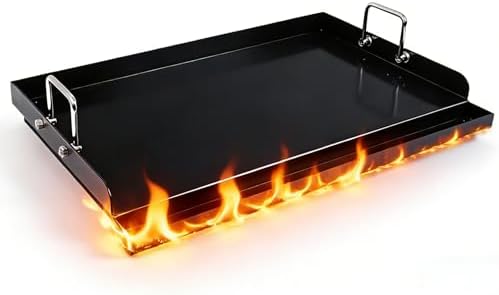 25"x16" Carbon Steel Griddle for Gas & Charcoal Grills