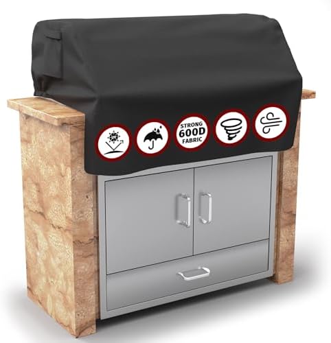 32 Inch Built-in Grill Cover for DCS, 600D Heavy-Duty
