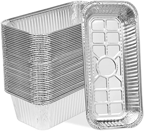 40 Pack Weber Grill Drip Pan Liners for 11" x 5"