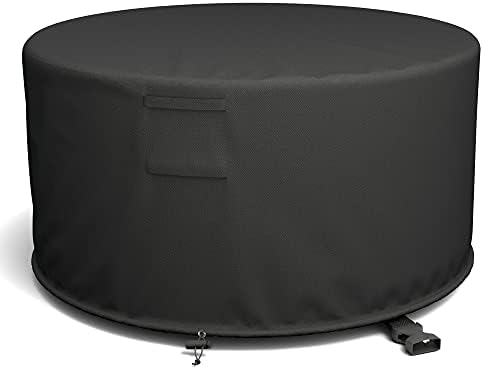 50'' Round Fire Pit Cover, Fits Wood Burning Firepit, Fire