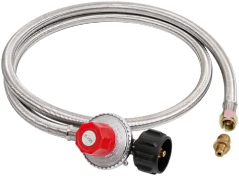 5FT 0-20 PSI Adjustable High Pressure Propane Regulator