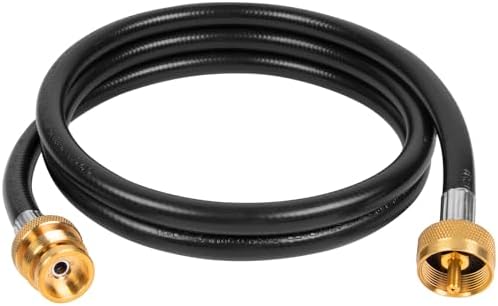 5FT Propane Extension Hose for Propane Tree, Tee Adapter
