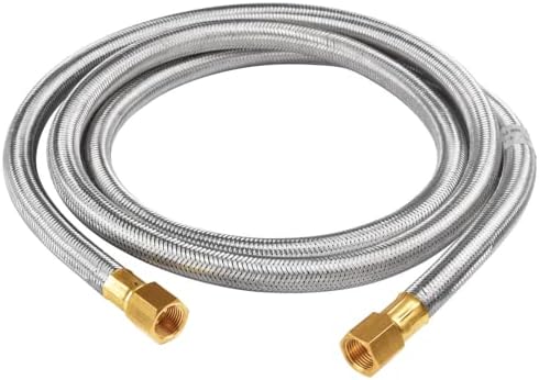 6FT Propane Extension Hose, 3/8" Female to Female Flare Gas