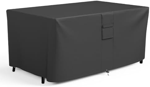 Fire Pit Cover Rectangular, Fits for 48-52 Inch Fire Pit Table