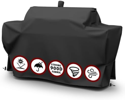 Grill Cover for Oklahoma Joe Longhorn Combo Smoker, 900D