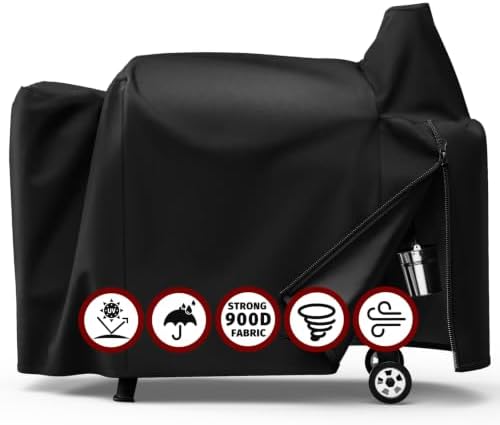 Grill Cover for Pit Boss 850DX&820 Deluxe, 900D Oxford