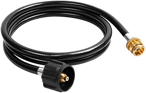 Propane Adapter Hose 6ft, 1lb-20lb for Coleman, Weber